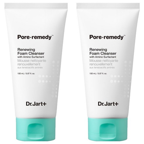 닥터자르트 포어 레미디 리뉴잉 폼 클렌저, 150ml, 2개