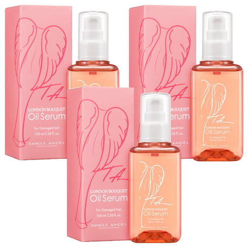 탱글엔젤 런던부케 극손상 단백질 헤어 에센스 오일, 100ml, 3개