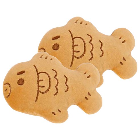 모찌타운 붕어빵 핫팩인형 10cm, 팥붕이, 2개