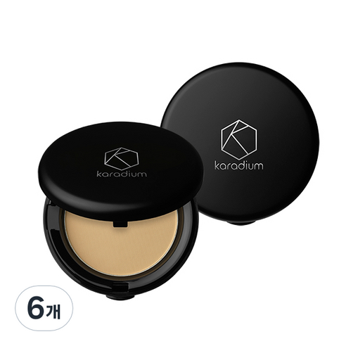 카라디움 썬팩트 SPF50+ PA+++ 23호, 11g, 6개