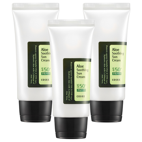 코스알엑스 알로에 수딩 선 크림 SPF50+ PA+++, 50ml, 3개