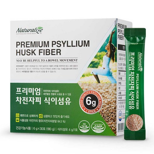 네추럴라이즈 프리미엄 차전자피 식이섬유, 6g, 60개입  Best 5