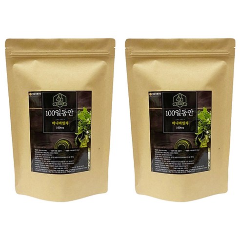 해밀생활건강 100일동안 바나바잎차 삼각티백, 1.2g, 100개입, 2개