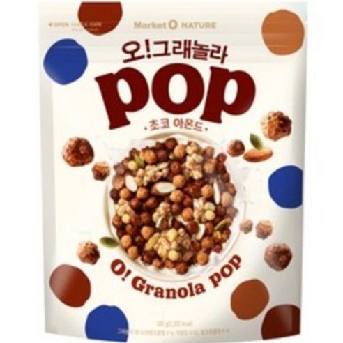 오그래놀라 팝 초코 아몬드, 520g, 6개