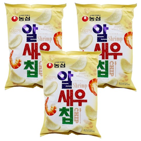알새우칩, 130g, 3개