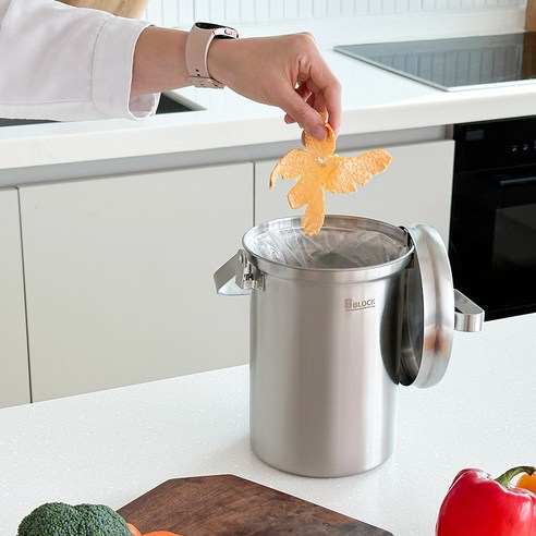 비블럭 올스텐 304 음식물 쓰레기통으로 냄새 걱정 없이 깔끔한 주방 완성!