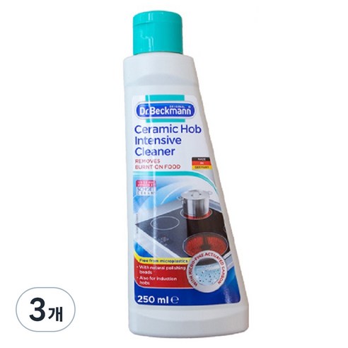 닥터베크만 인덕션 인텐시브 클리너, 3개, 250ml