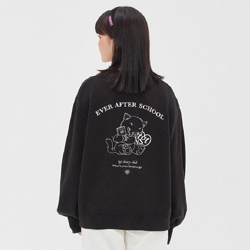 타게토 여성용 BALLOON SCALLOP CARDIGAN