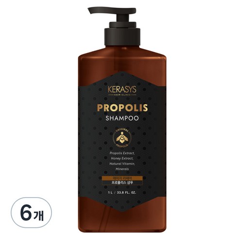케라시스 프로폴리스 에너지 플러스 샴푸, 1000ml, 6개