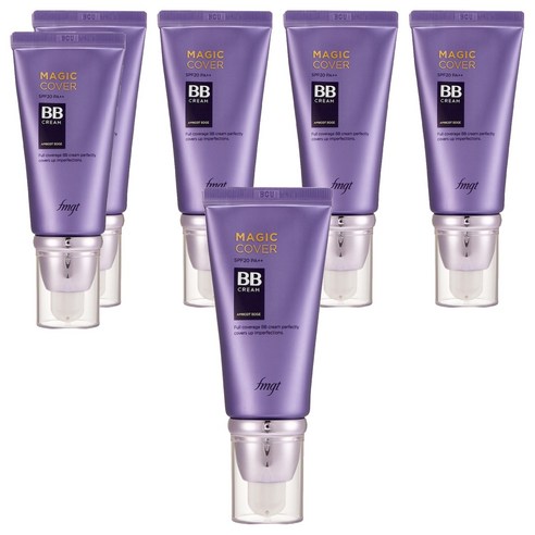 더페이스샵 fmgt 매직 커버 비비크림 SPF20 PA++, V203 내추럴베이지, 45ml, 6개