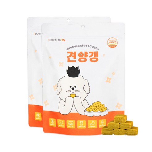 리스펫랩 견양갱 노령견 간식, 210g, 1개, 면역력 유지 강아지영양제