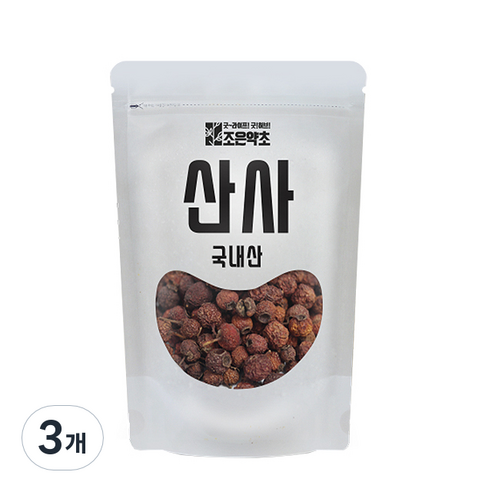 조은약초 자연을 품은 산사, 200g, 3개