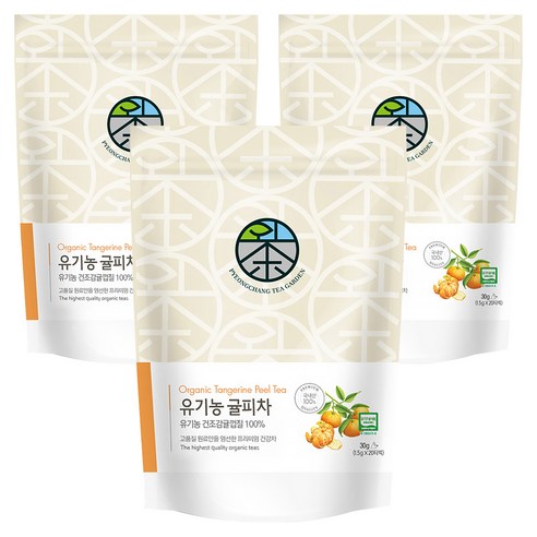 평창다원 유기농 귤피차, 1.5g, 20개입, 3개