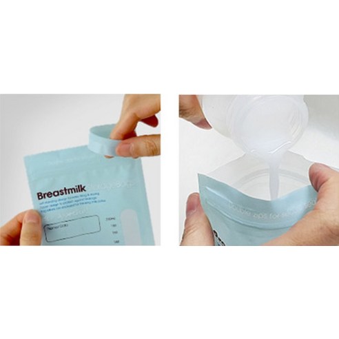 마더케이 일회용 변온 모유 저장팩 외출 시 편리한 모유 보관