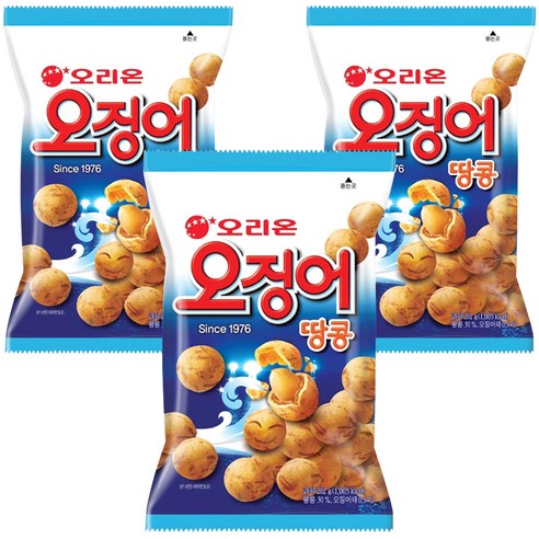 오리온 오징어 땅콩, 202g, 3개