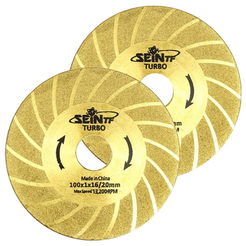세인티에프 터보 멀티 그라인더 절단날 1T 100 x 16 / 20 mm, 2개