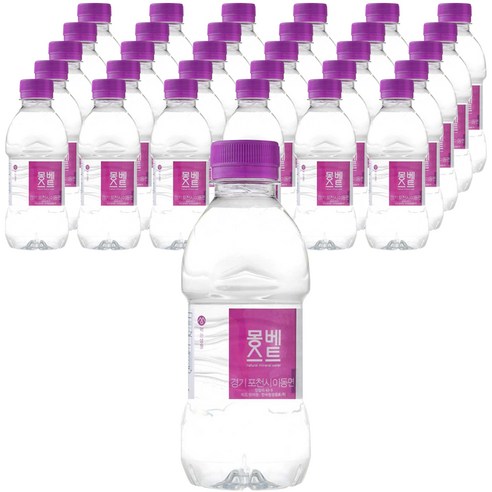 몽베스트 먹는샘물, 330ml, 160개