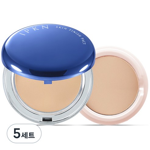 입큰 스킨피니쉬 팩트 파우더 + 리필, 23호 내추럴베이지, 5세트