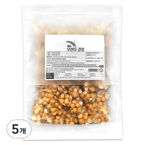 아이온 오란다 강정, 500g, 5개