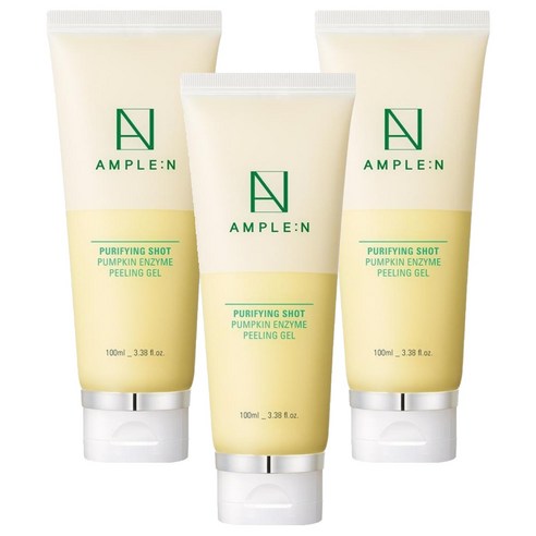 코리아나 앰플엔 퓨리파잉샷 호박효소 필링젤2, 100ml, 3개
