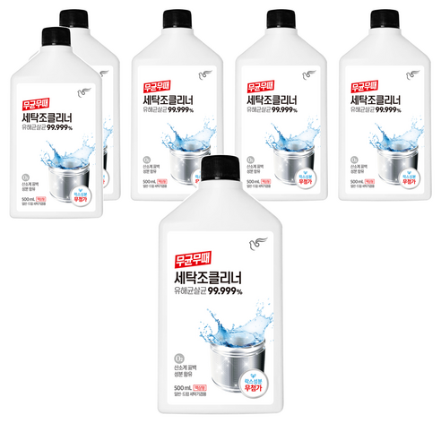 무균무때 세탁조클리너, 6개, 500ml