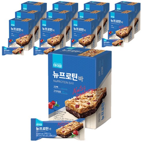 마이밀 뉴프로틴바, 252g, 12개