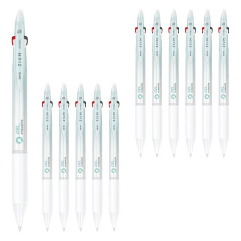자바펜 지움3겔 지워지는 볼펜 0.5mm, 민트, 12개