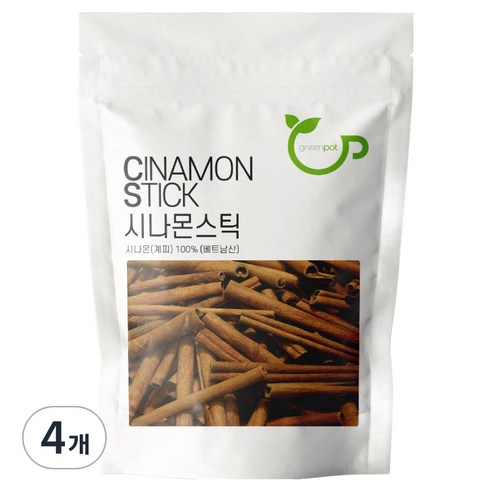 그린팟 시나몬스틱, 100g, 4개