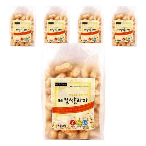 더봉평클래식 메밀쌀과자, 180g, 5개