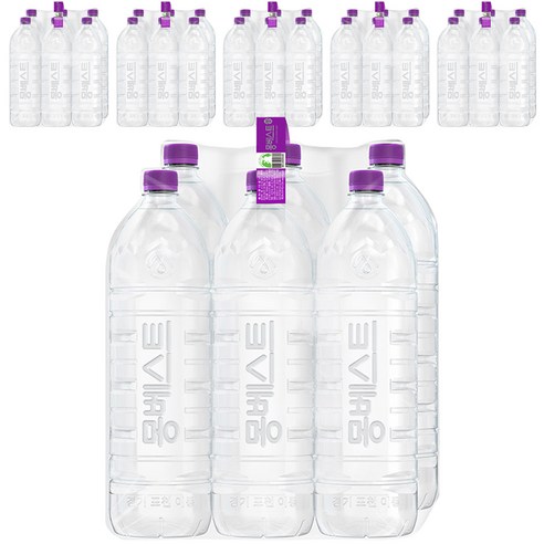 몽베스트 위드어스 무라벨 생수, 36개, 2L