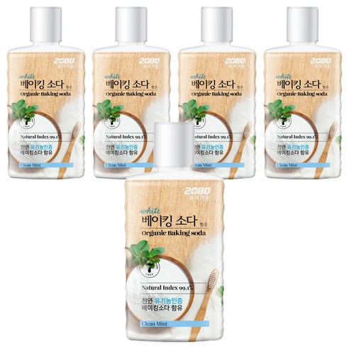 2080퓨어 베이킹소다 가글, 750ml, 5개