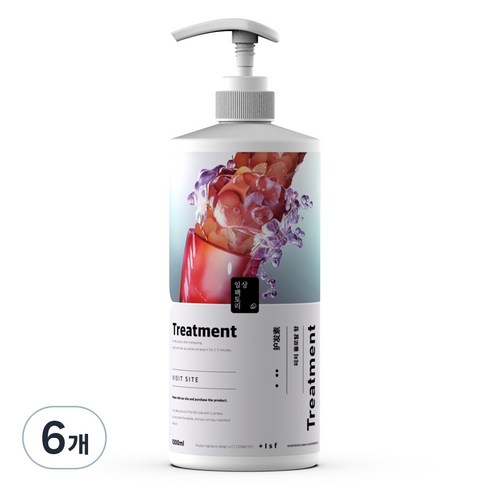 일상팩토리 부드럽게 트리트먼트, 1L, 6개
