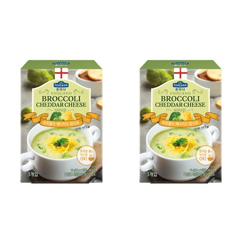 폰타나 잉글랜드 브로콜리 앤 체다치즈 수프, 60g, 1개