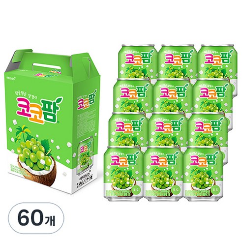 코코팜 포도, 238ml, 60개
