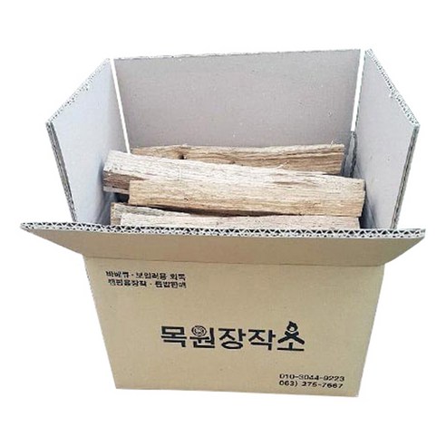 목원장작소 캠핑용 장작, 20kg, 1개