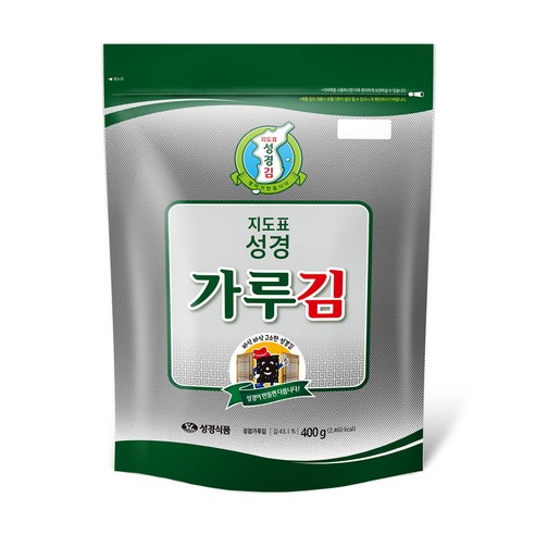 성경식품 재래식 가루김, 70g, 3개 김기용 Best Top5 15 지도표성경 재래식 가루김, 400g, 2개