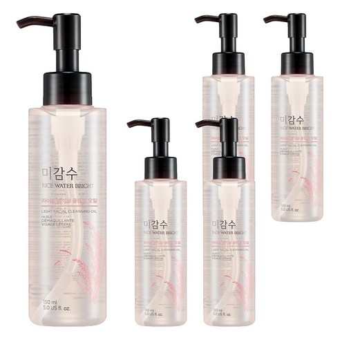 더페이스샵 미감수 브라이트 라이트 클렌징 오일, 150ml, 5개
