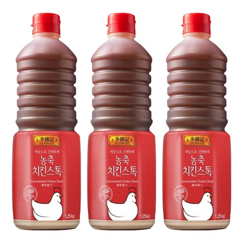 이금기 농축 치킨스톡, 1.25kg, 3개