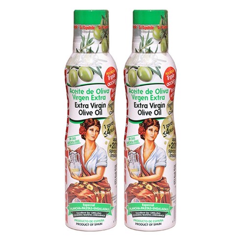 에스파놀라 엑스트라버진 올리브유 스프레이형, 200ml, 2개