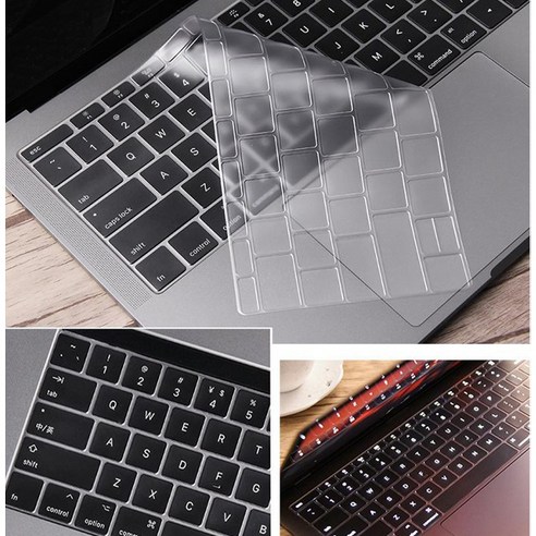 맥북 에어 13 M2 키보드를 보호하고 개인화하는 투명 키스킨 키보드 커버