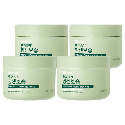 그린핑거 힘센보습 인텐시브 유아크림, 300g, 4개