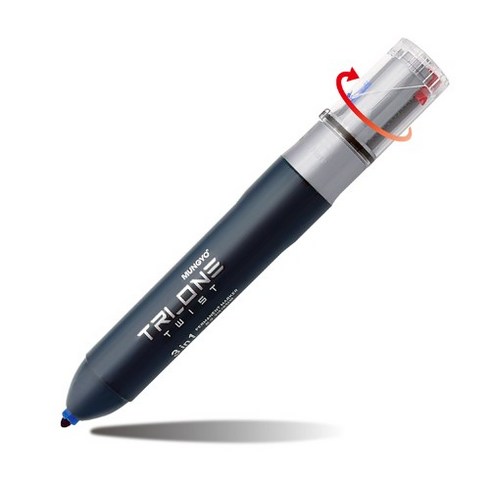 문교 3색 네임펜, 빨강, 파랑, 검정, 6개