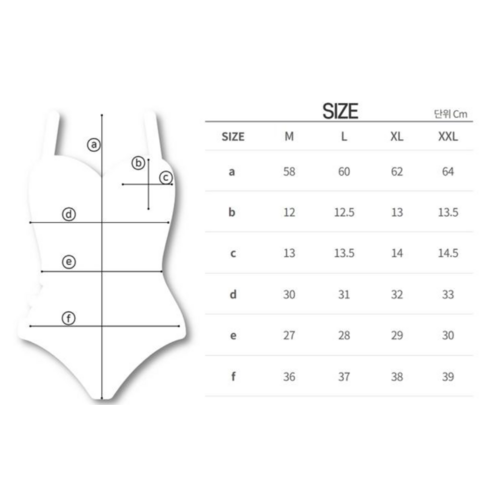 보나라온 여성용 러블리 원피스 수영복, 01 하얀색
