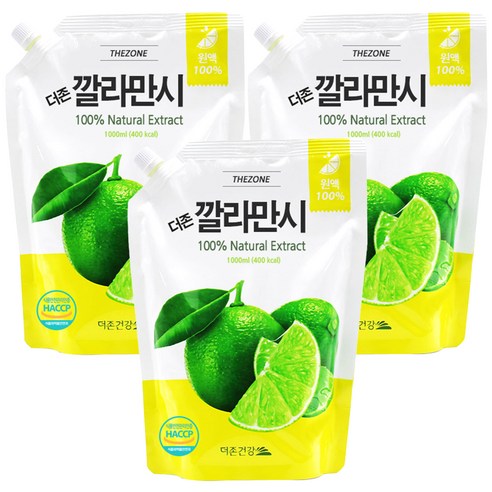 더존 깔라만시 원액, 1000ml, 3개