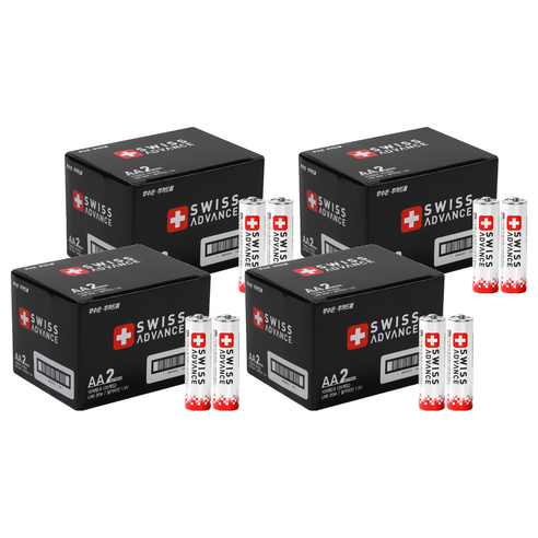 스위스어드밴스 AA 건전지, 20개입, 4개