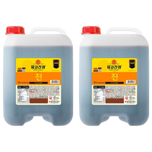 몽고간장 진, 13L, 2개