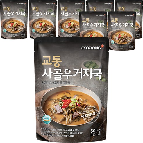 교동 사골우거지국, 500g, 8개입