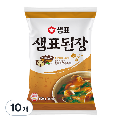 샘표 된장, 500g, 10개