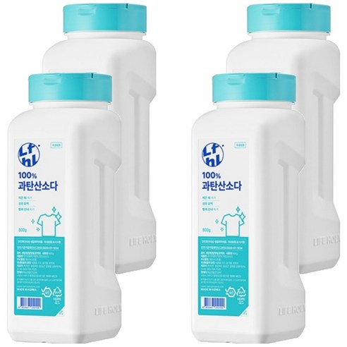 라이프홀릭 100% 과탄산소다, 800g, 4개
