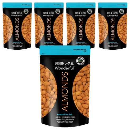 원더풀아몬드, 400g, 5개